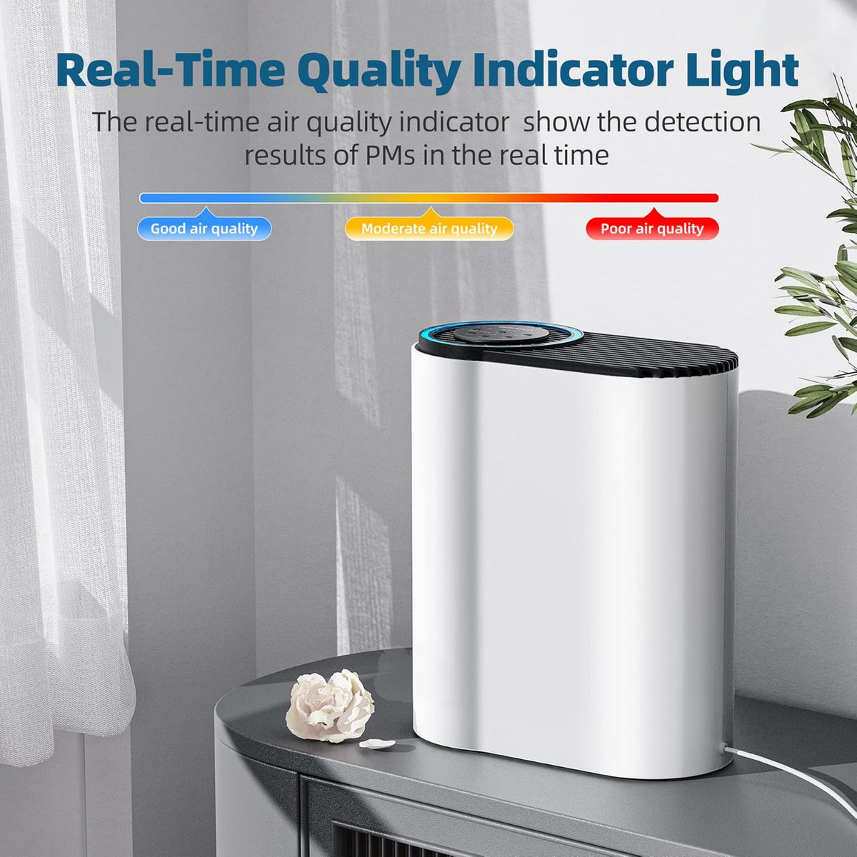 H13 True HEPA Air Purifier with Air Quality Sensors P132170