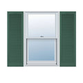 Forest Green Vinyl Louver Shutters W39538