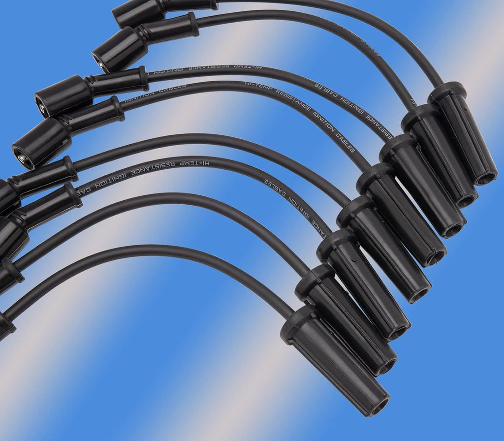 8Pcs Spark Plug Wires Set for Cheverolet Silverado, Pack of 2 M712