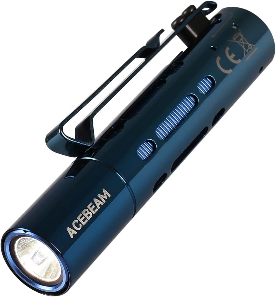 Pocket EDC Flashlight 650 Lumens AA Rechargeable Flashlight Q955069