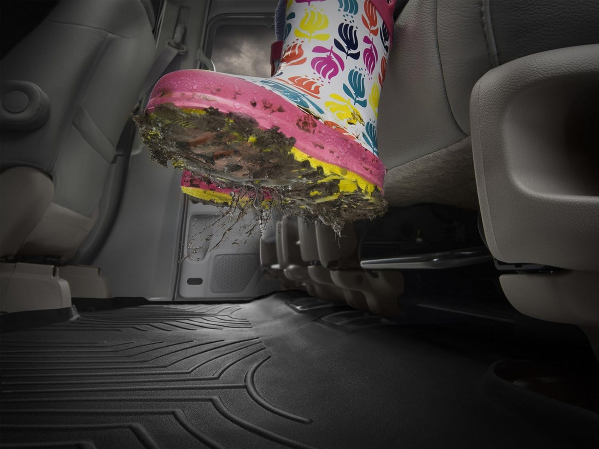 Custom Fit FloorLiners for GMC Sierra / Chevrolet Silverado - 1st & 2nd Row, Cocoa C5225