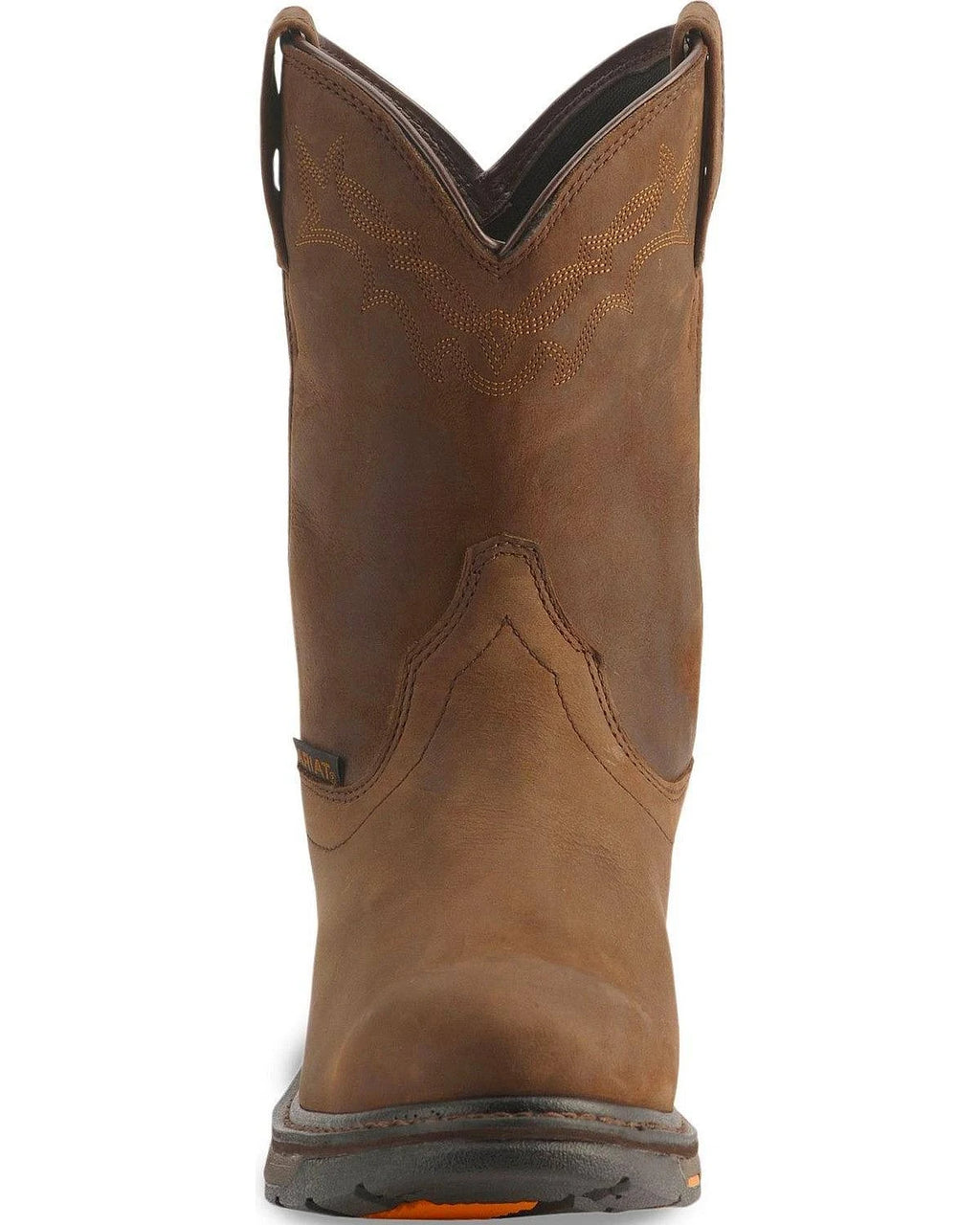 Brown Pull-On Work Boots J8857