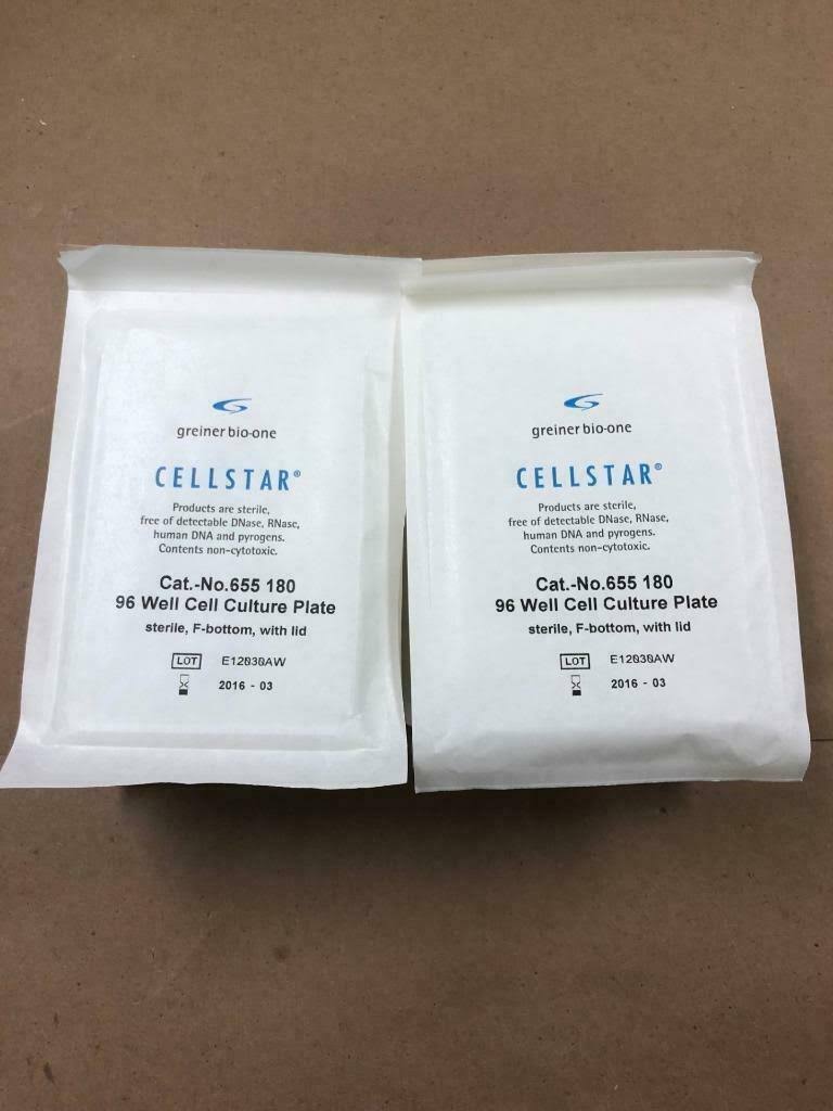 Clear Polystyrene 96 Well Microplate with Lid, TC Treated, Sterile, Flat Bottom G79963