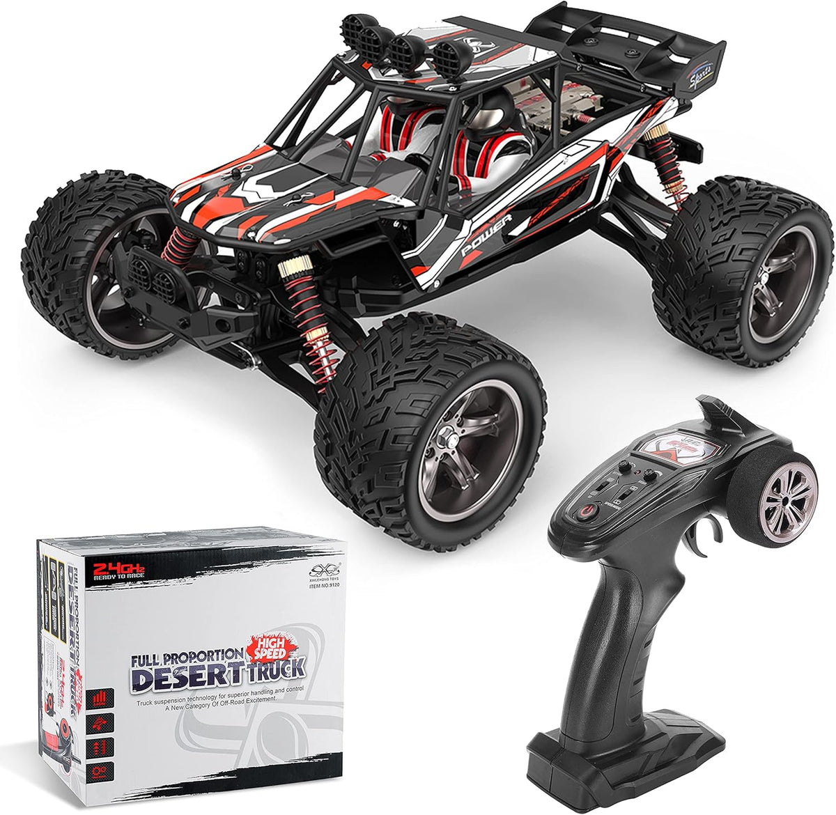 1:12 Scale Remote Control Truck 2WD 38 Km/h M4802