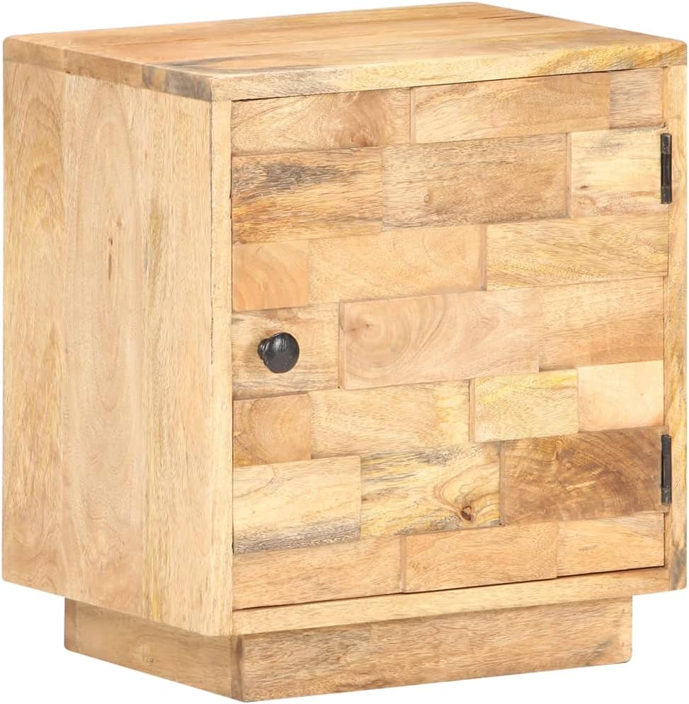 Solid Mango Wood Bedside Cabinet H768038