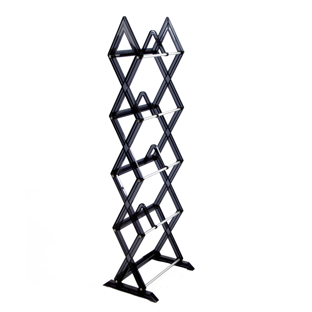 5-tier Media Rack Multimedia Smoke L152