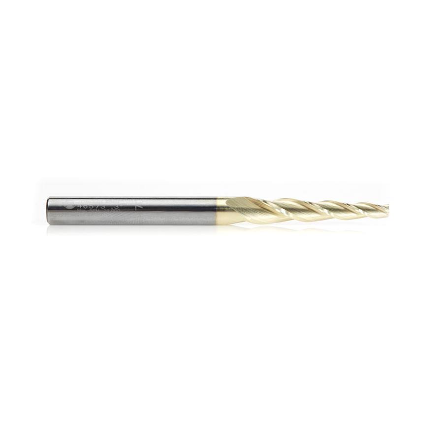 3 Flute Solid Carbide ZrN Carving Flat Bottom Bit E9680