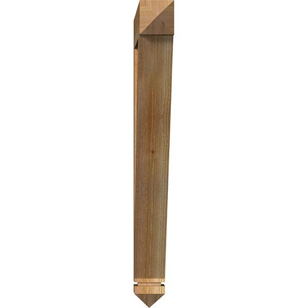 Traditional Arts & Crafts Rough Sawn Western Red Cedar Bracket R8473