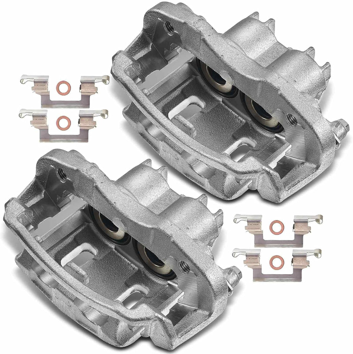 Disc Brake Caliper Assembly with Bracket 2-PC Set Z145