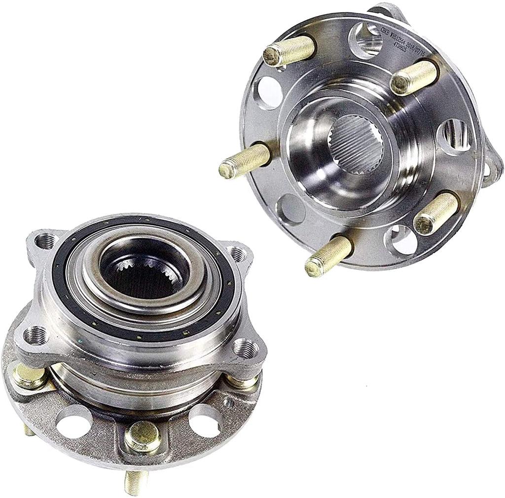 Rear Wheel Bearing & Hub Assembly for 2015 2016 Hyundai Genesis 4-Door 5 Lugs w/ABS F5059