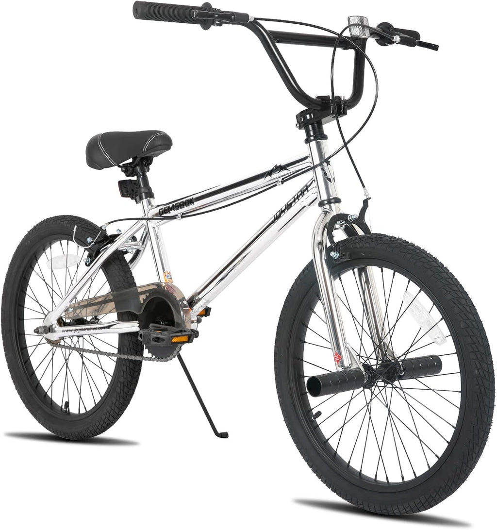 20 Inch Kids Freestyle BMX Bike with Dual Hand Brakes Steel Frame E122578