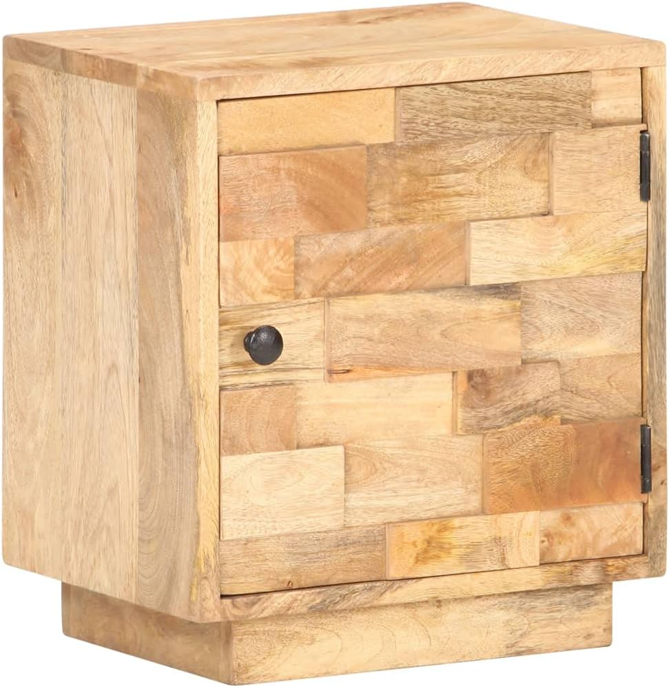Solid Mango Wood Bedside Cabinet H768038