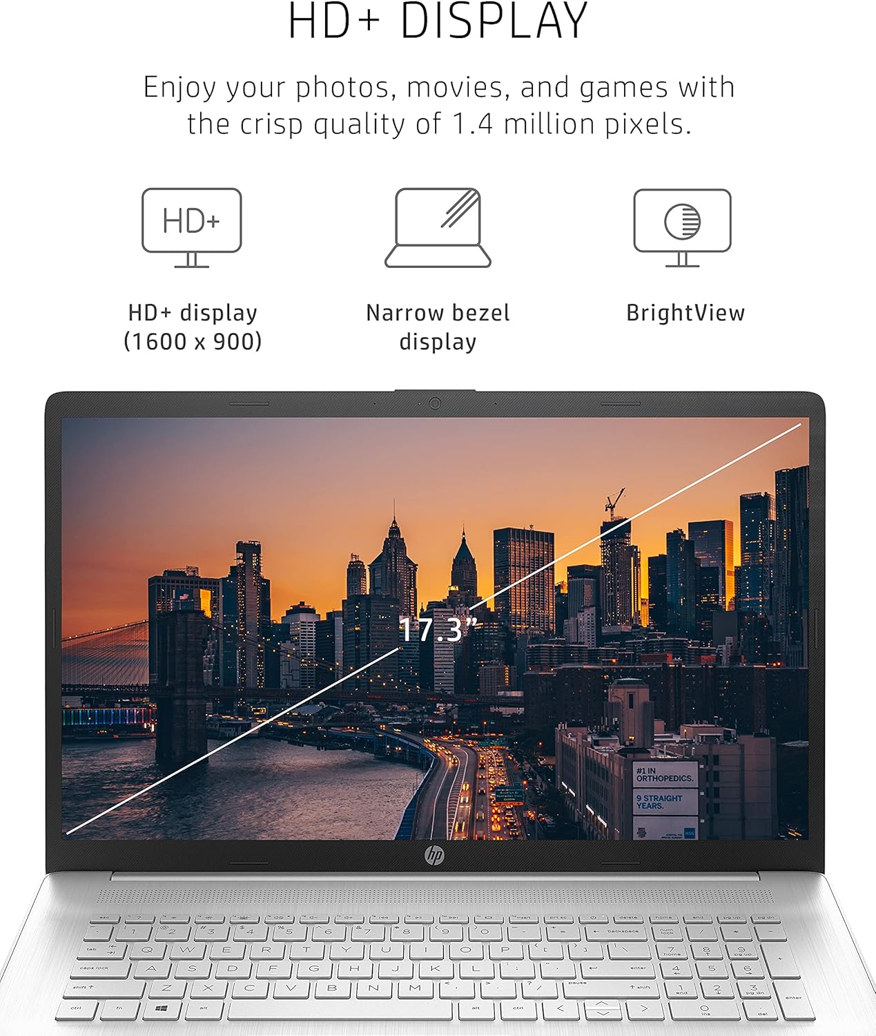 17.3-inch HD+ Display Laptop W53007