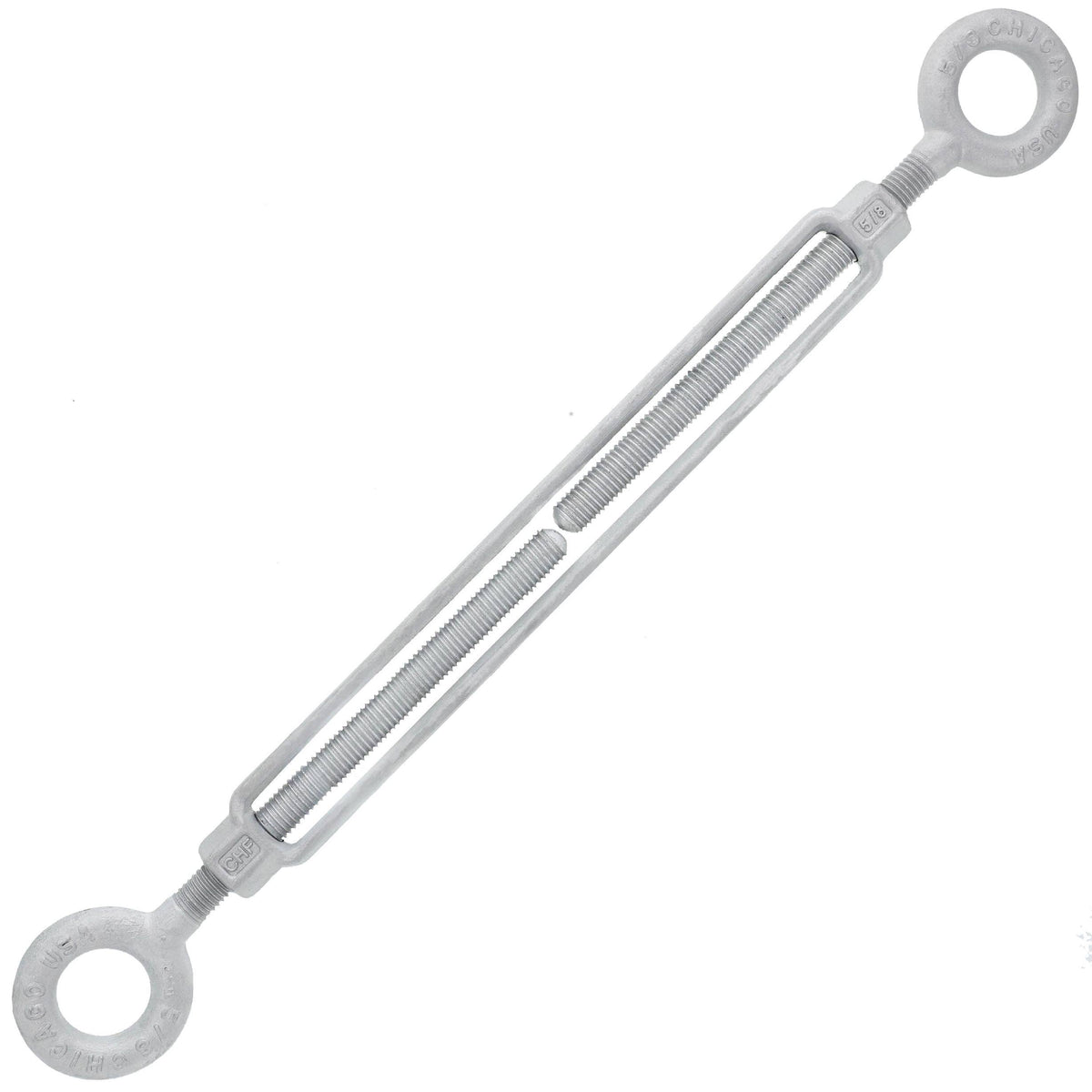 5/8 x 12 Hot Dip Galvanized Eye x Eye Turnbuckle C67862