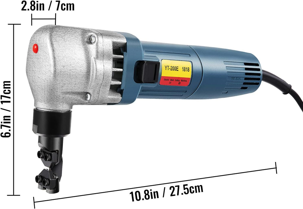 380W Electric Metal Nibbler Cutter with Storage Case V28441