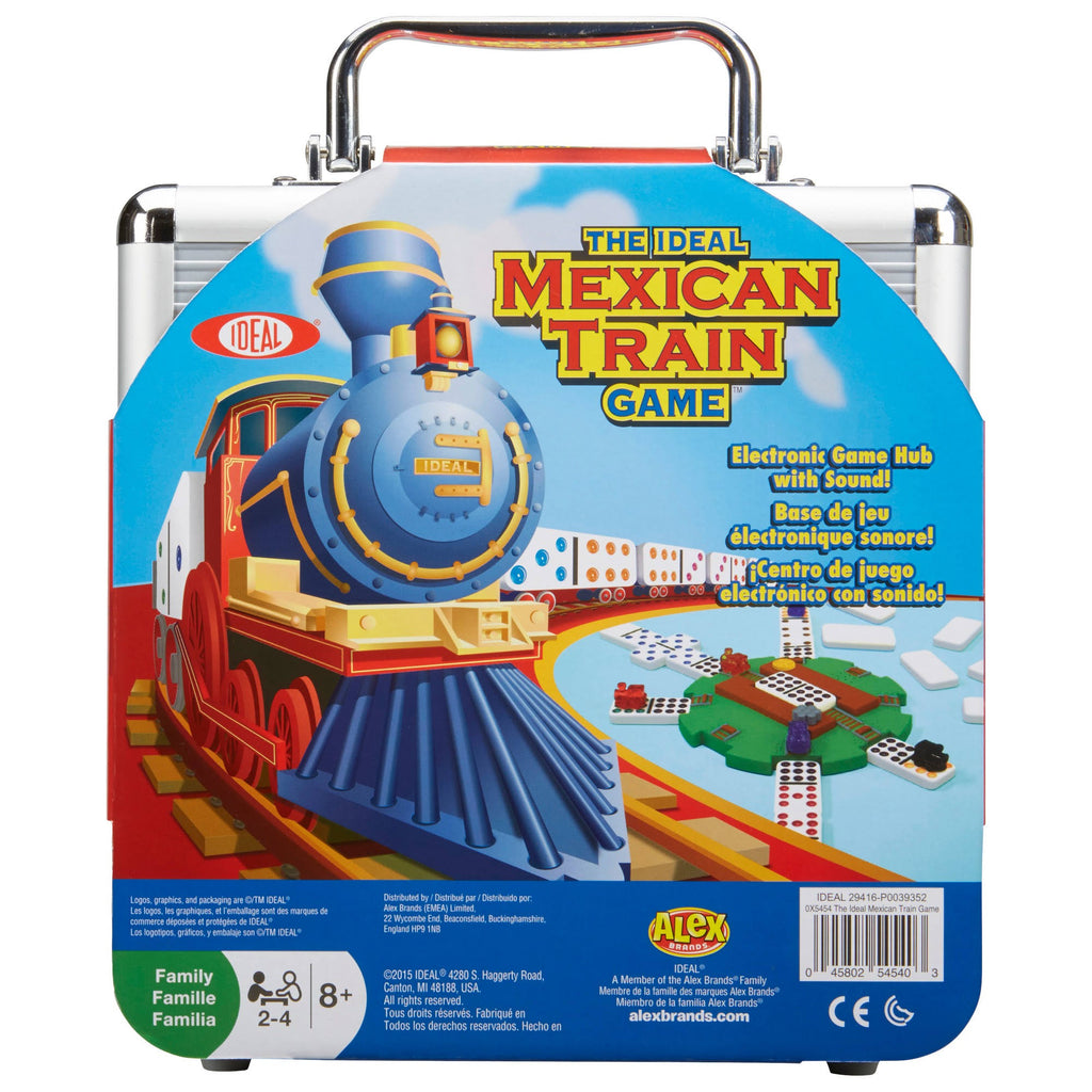 Multicolor Mexican Train Game Dominoes Q9945