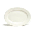 Oval Wide Rim Rolled Edge Platter - American White - 6 Pcs S406924