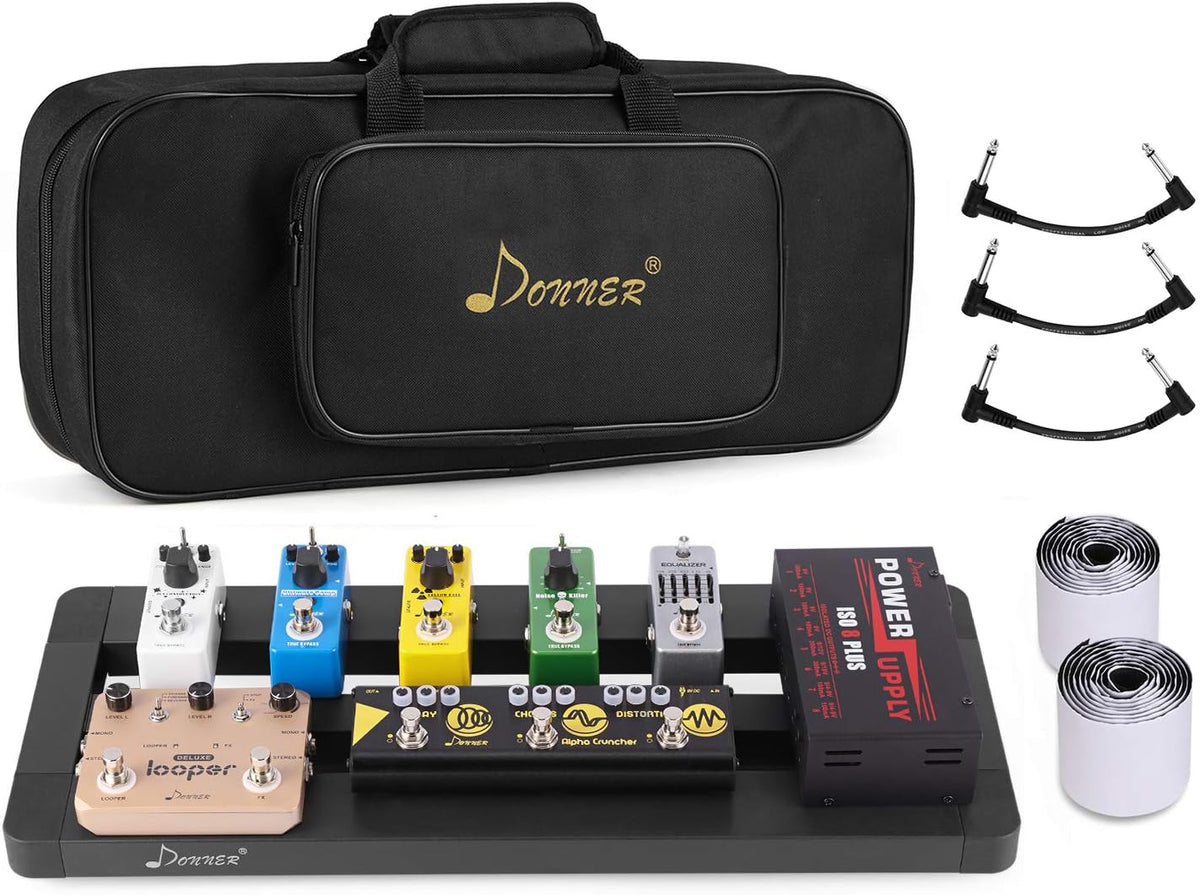 Aluminium Pedalboard Case 20'' x 11.4'' x 4'' with Bag U811413