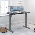 Black/Gray Electric Height Adjustable Standing Desk L790