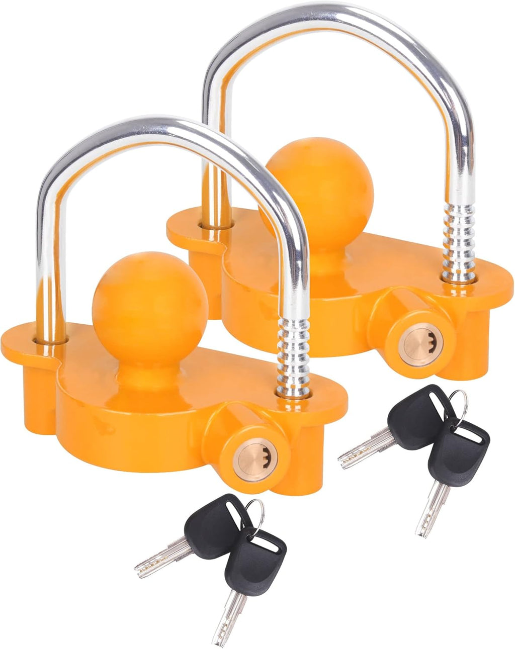 Heavy-Duty Trailer Hitch Lock Set, 2 Packs, 4 Alike Keys I2954