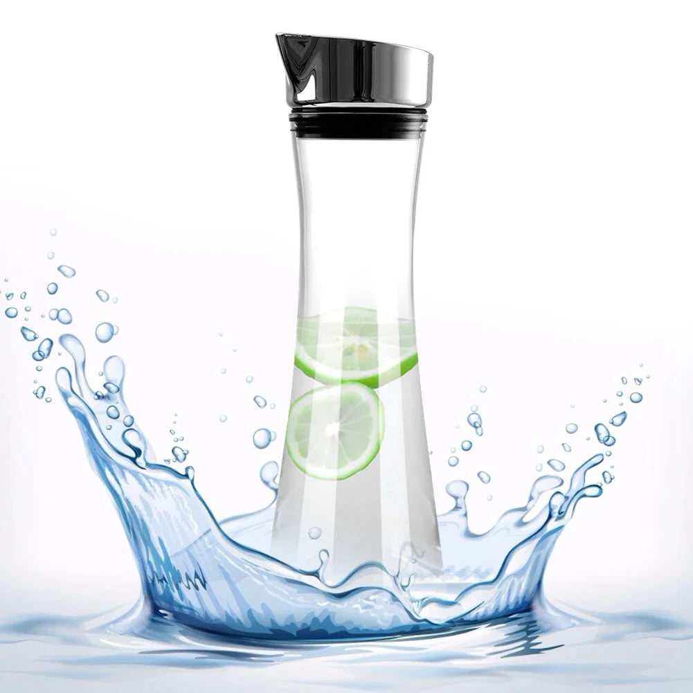 Transparent Juice Bottle 0.8L Acrylic Water Jug N89222