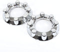 Chrome 8 Lug Wheel Center Hub Caps C167