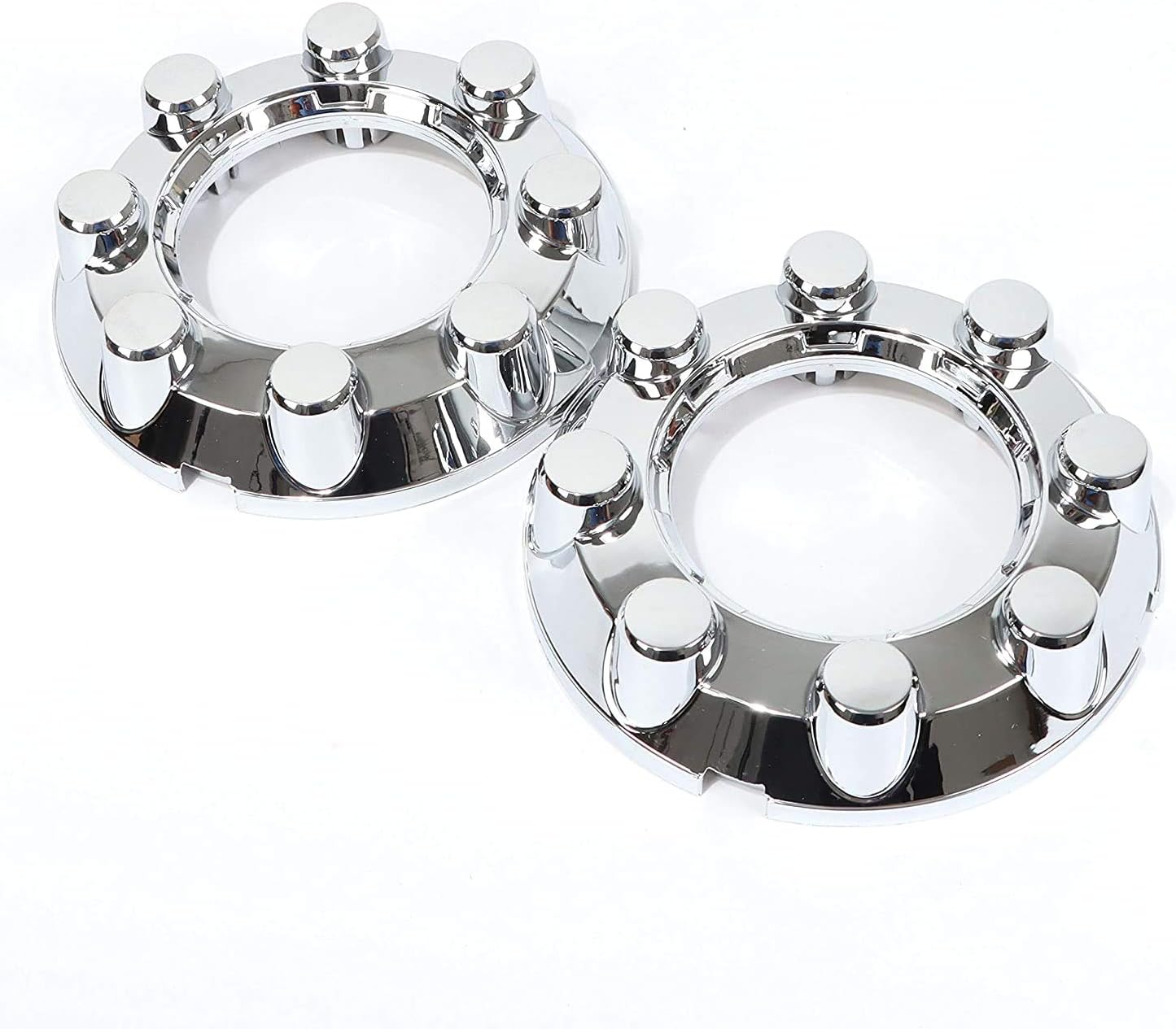 Chrome 8 Lug Wheel Center Hub Caps C167