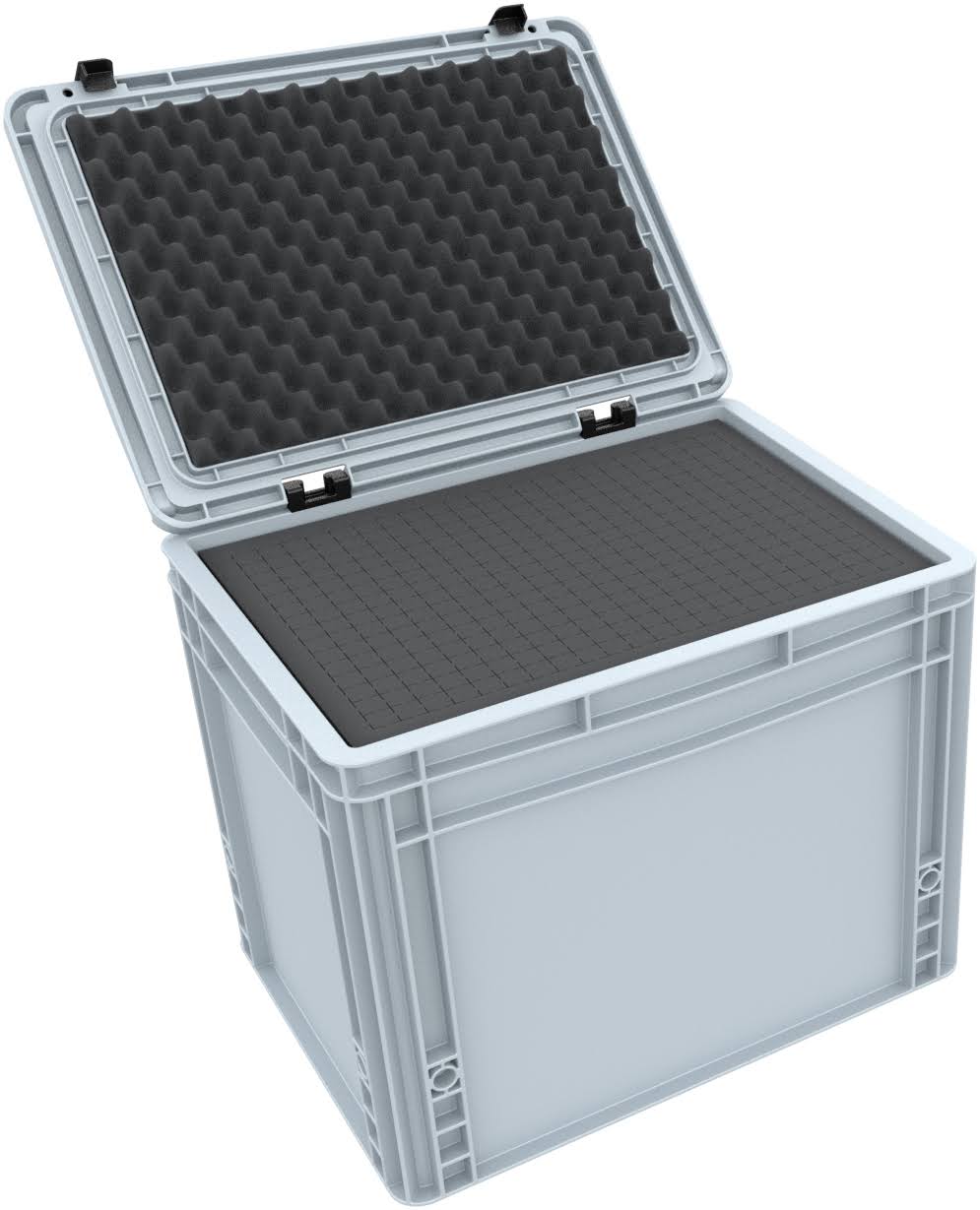 Eurocontainer Case with Pick and Pluck Foam I189