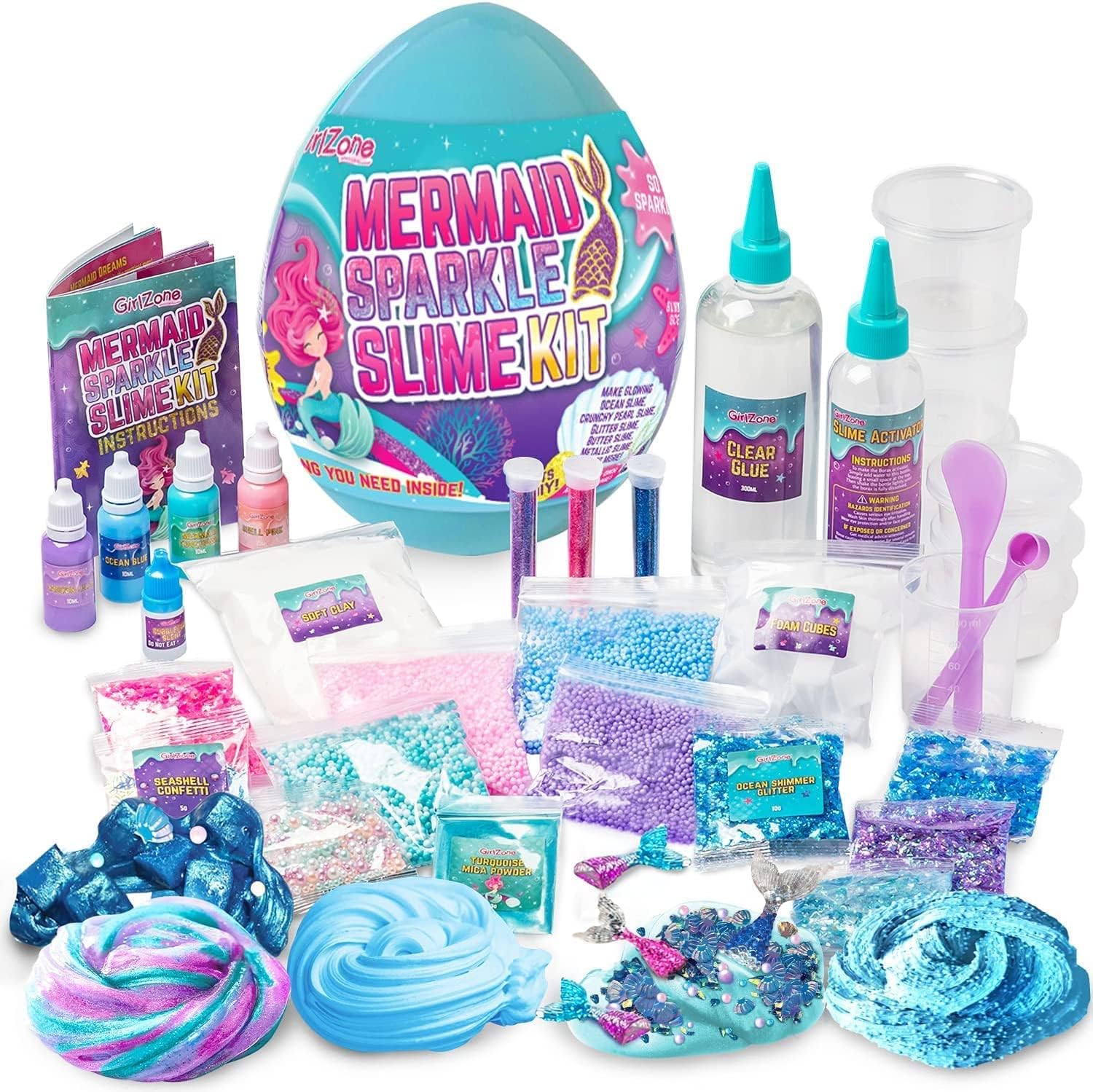 39-Piece Glow in The Dark Slime Kit P72271