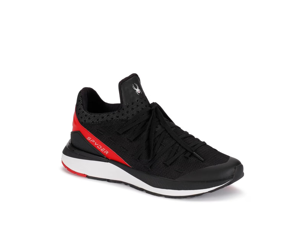 Black Fiery Red Men's Sneakers Q78738