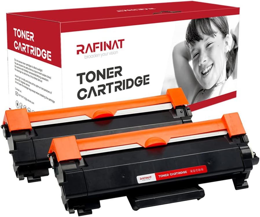 Toner Cartridge with Chip, 3,000 Pages, Compatible Replacement for Brother TN-760 F917748