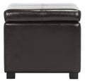 Brown Square Ottoman T81435