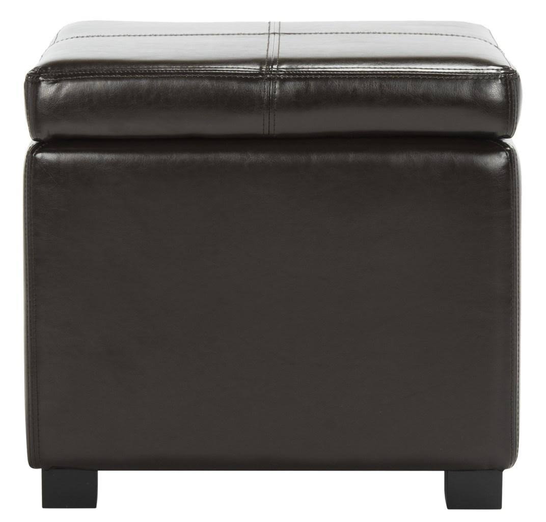 Brown Square Ottoman T81435