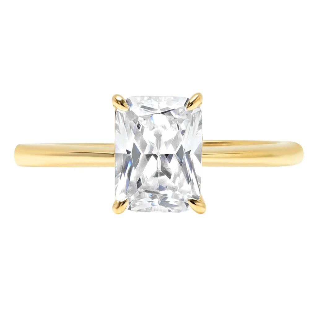 18K Yellow Gold Solitaire Engagement Ring M52205