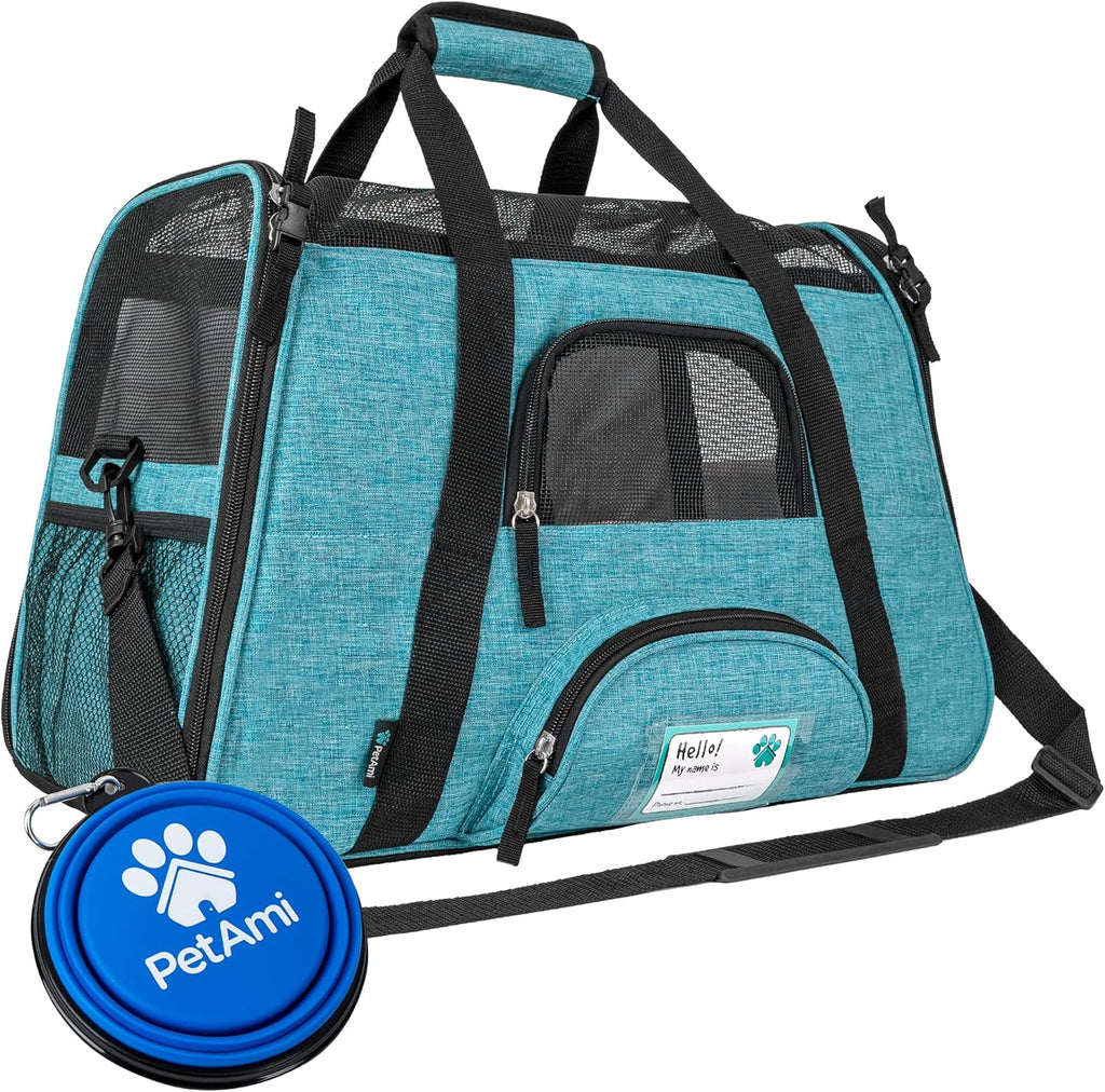 Soft-Sided Pet Travel Carrier, Small, Grey, Pack of 2 Q5259