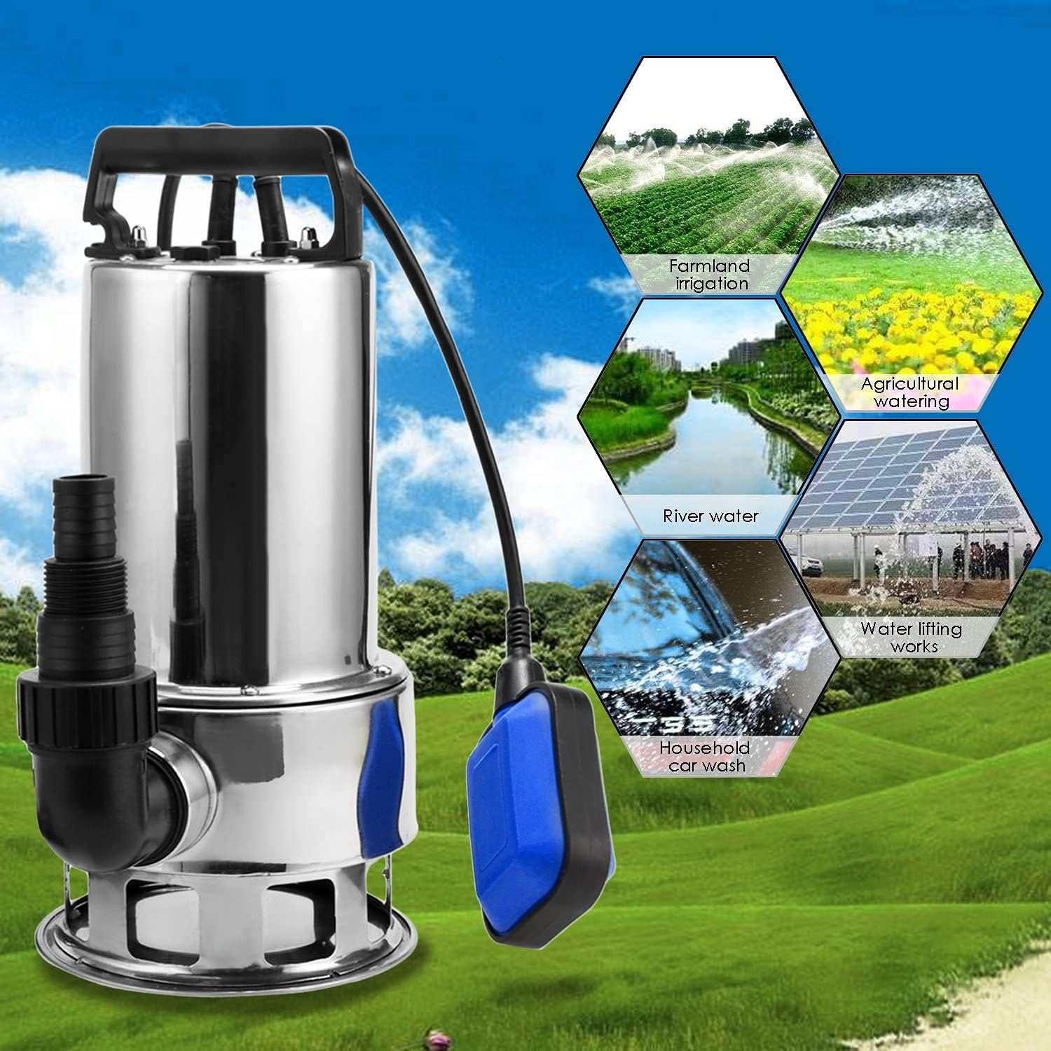 1/2 HP Submersible Water Pump with Float Switch C20843