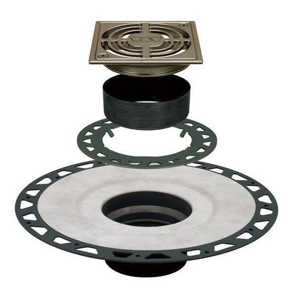 Brushed Nickel ABS Drain with Grate K43304