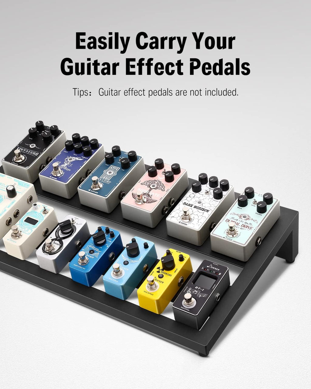 Aluminium Pedalboard Case 20'' x 11.4'' x 4'' with Bag U811413