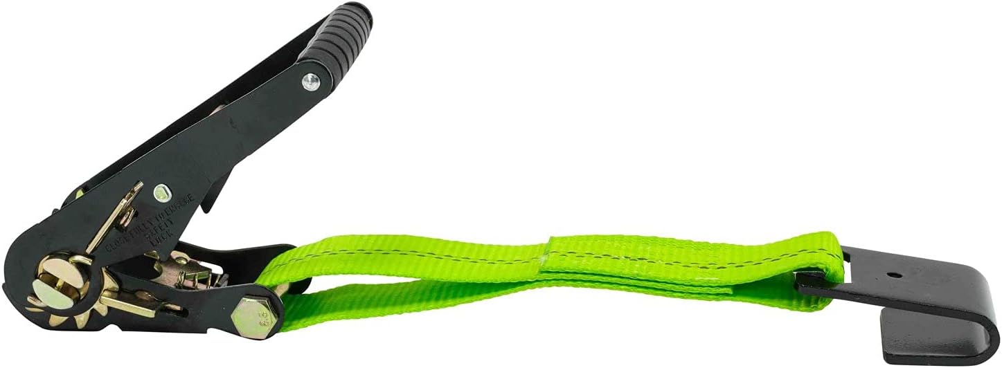 8 Pack 2 x 8' Car Tie Down Ratchet Strap with Flat Hook Green Tire Straps N1167