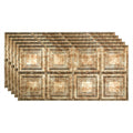 Bermuda Bronze 2ft x 4ft Glue Up Ceiling Tile (5 Pack) K905