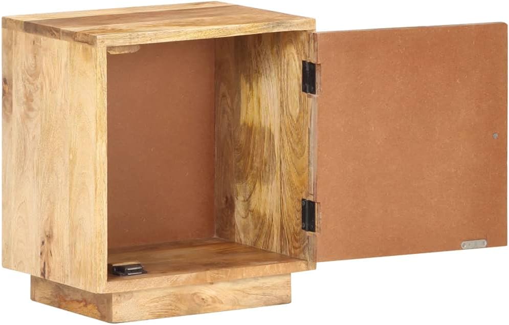 Solid Mango Wood Bedside Cabinet H768038