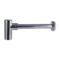 Polished Nickel Round Bottle Trap V599