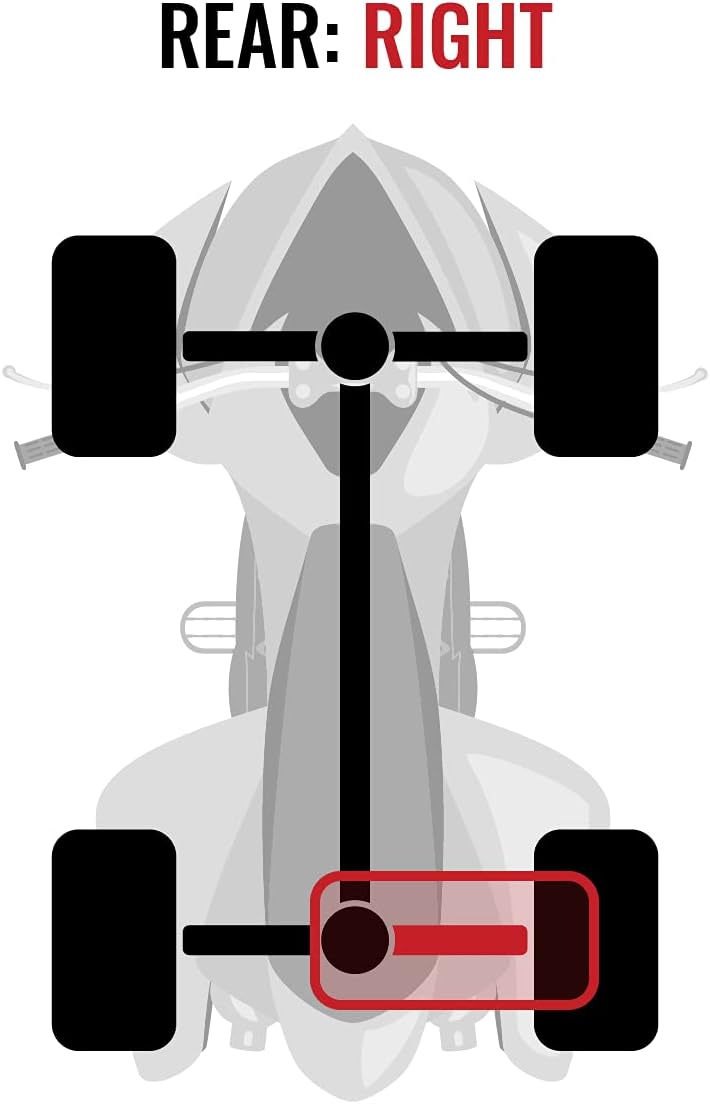 Rear Right Axles Pack of 2 O190997