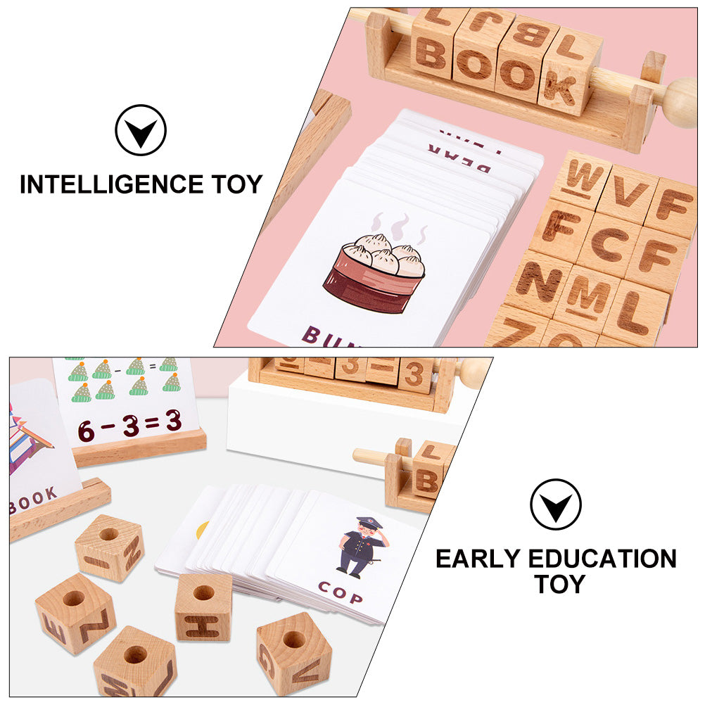 Wooden Learning String Toy Building Blocks A5473