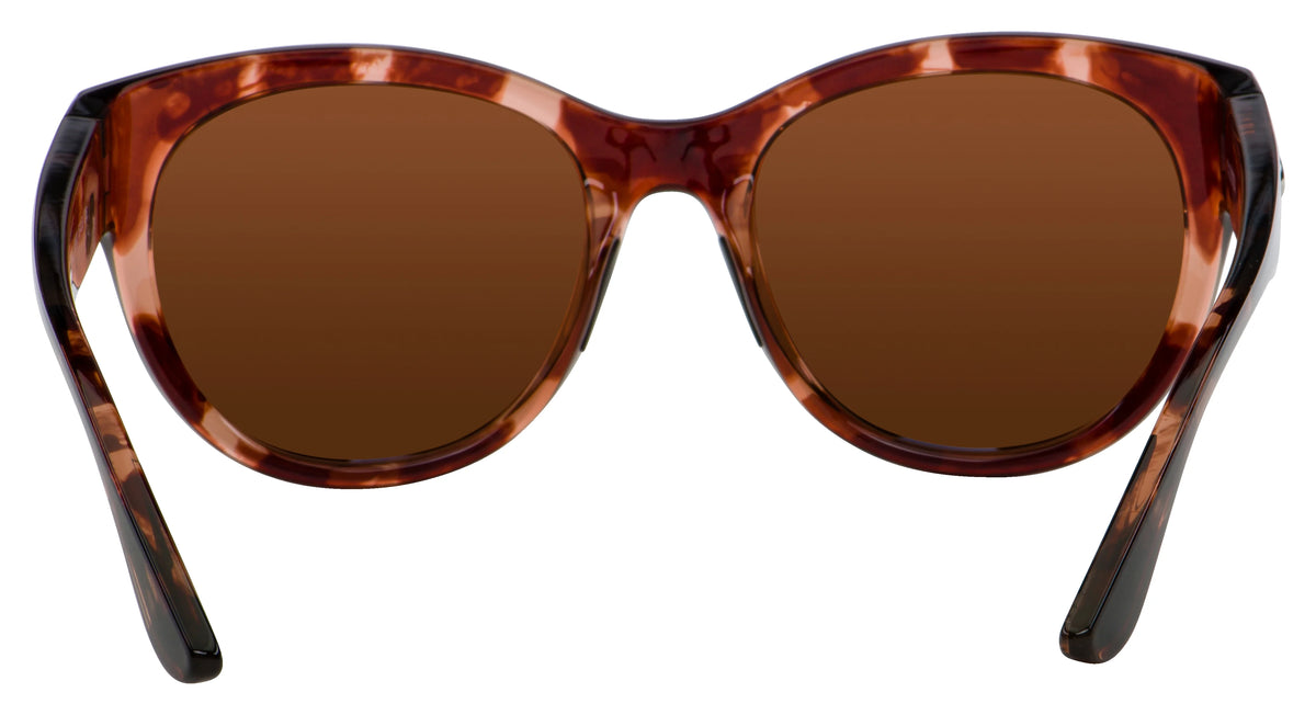 Shiny Coral Tortoise Sunglasses W97568
