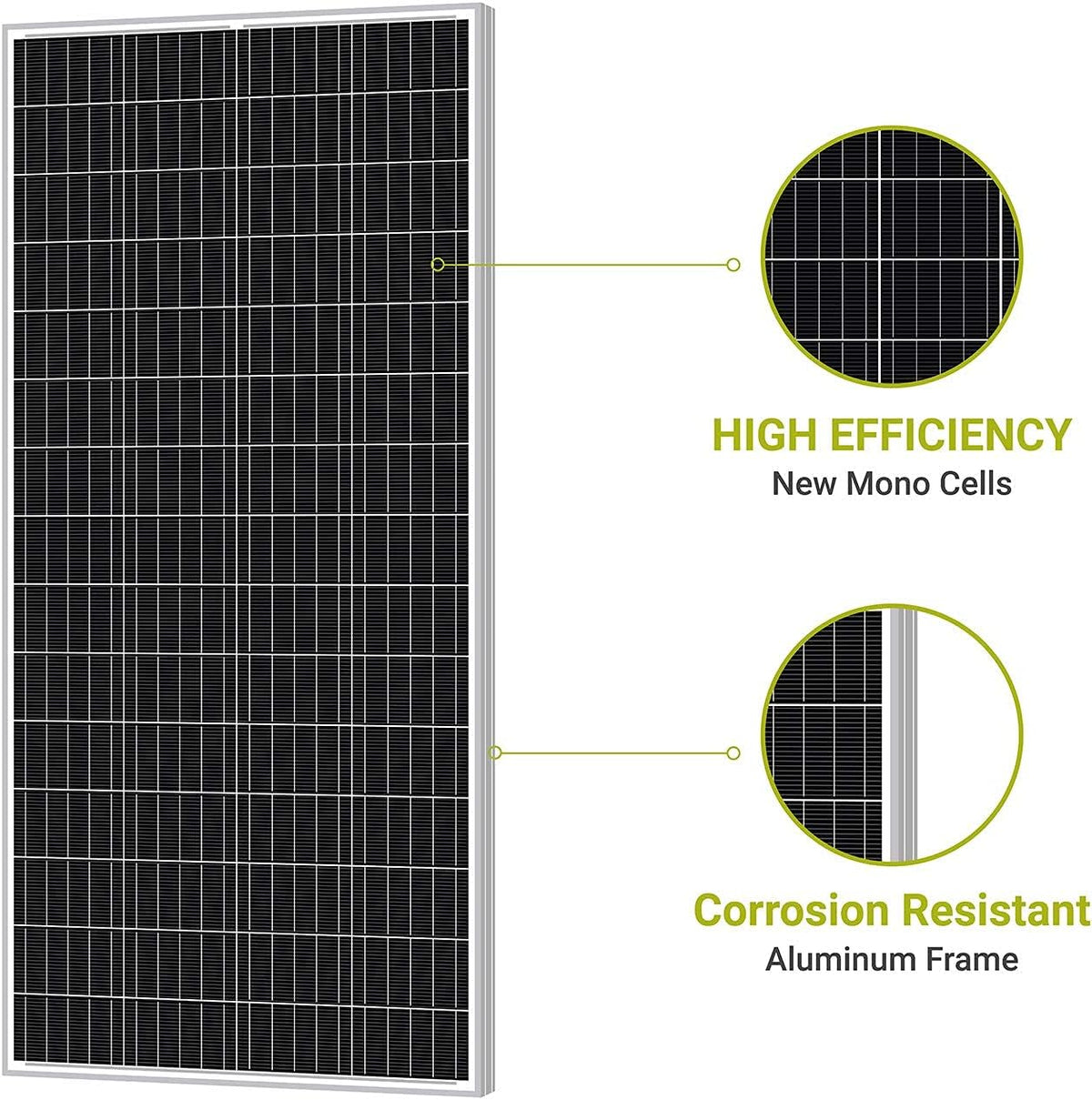 210W Monocrystalline 12V Solar Panel P56106