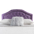 Light Purple Fabric Queen/Full Headboard L926