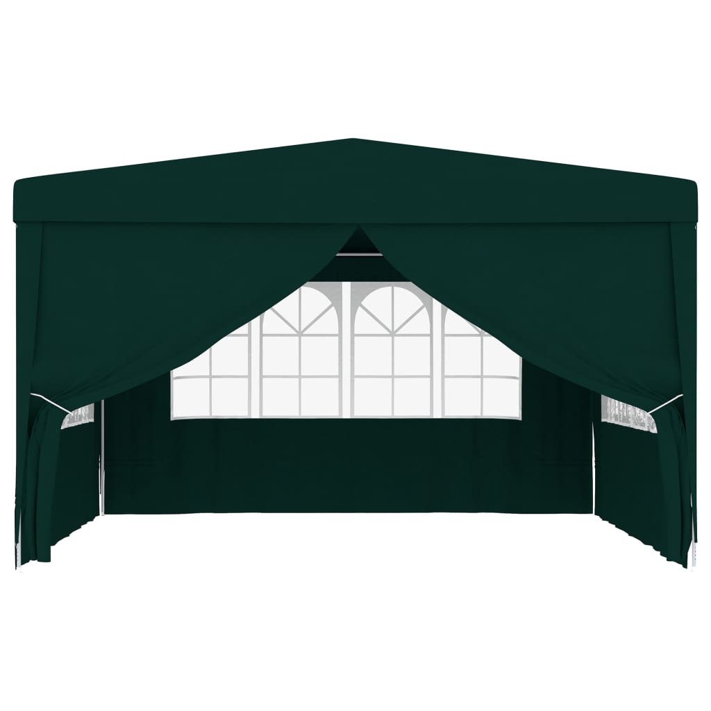 Party Tent with Side Walls 6.6'x6.6' Green Y90817