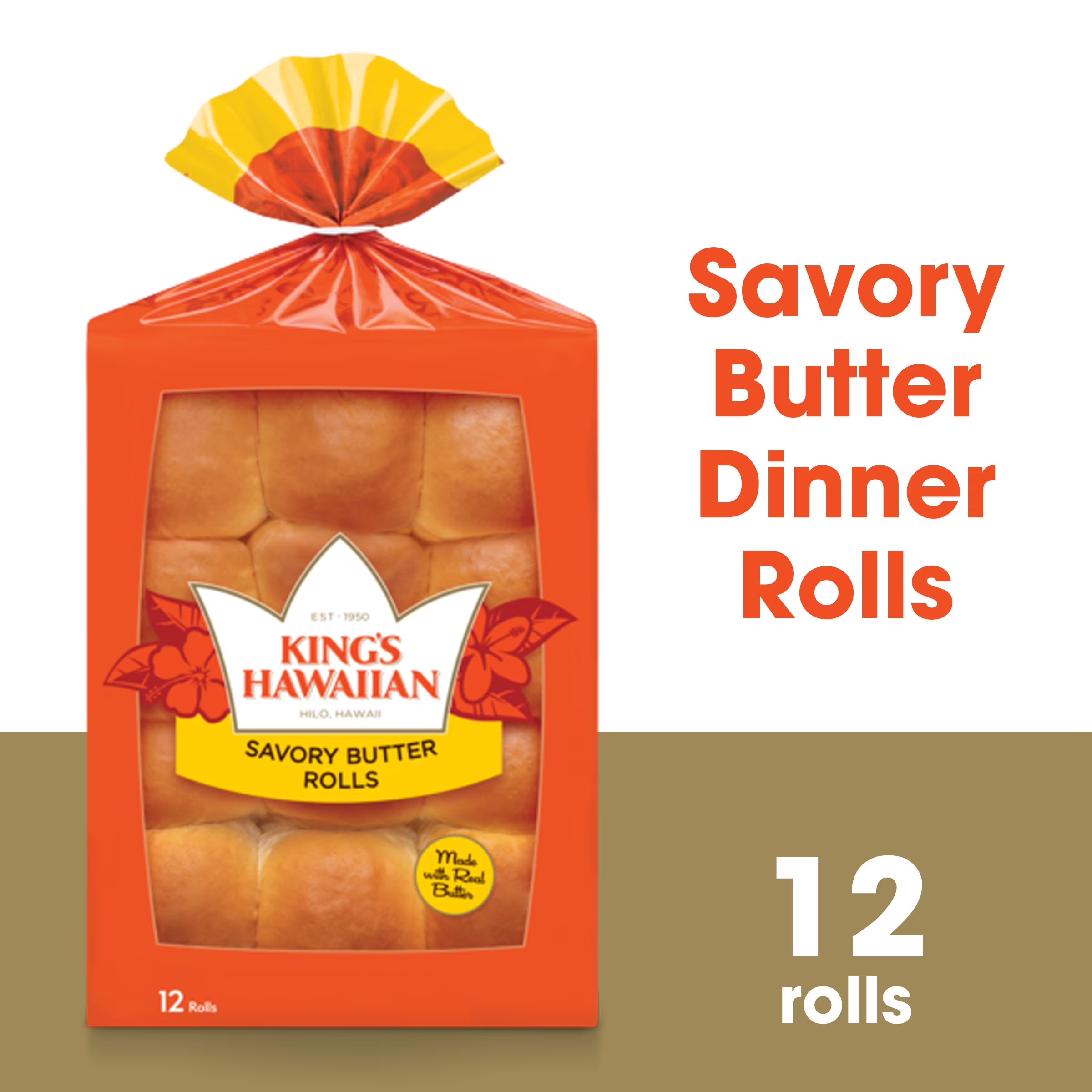 Savory Butter Rolls, 12 Count Y80554