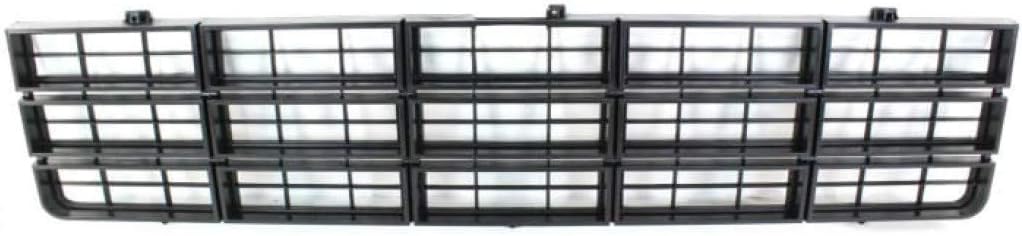 Grille Assembly for Suburban 1977-1980 Dark Argent Shell with Black Insert Plastic D972412